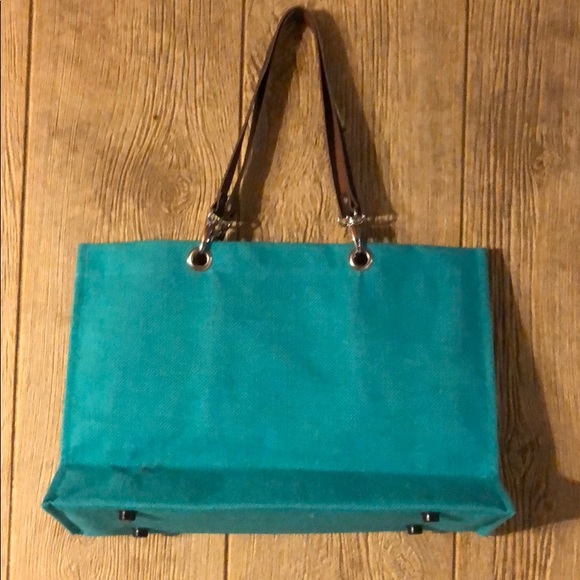 Large Monogrammed Tote Letter G with small bag - Picture 2 of 3